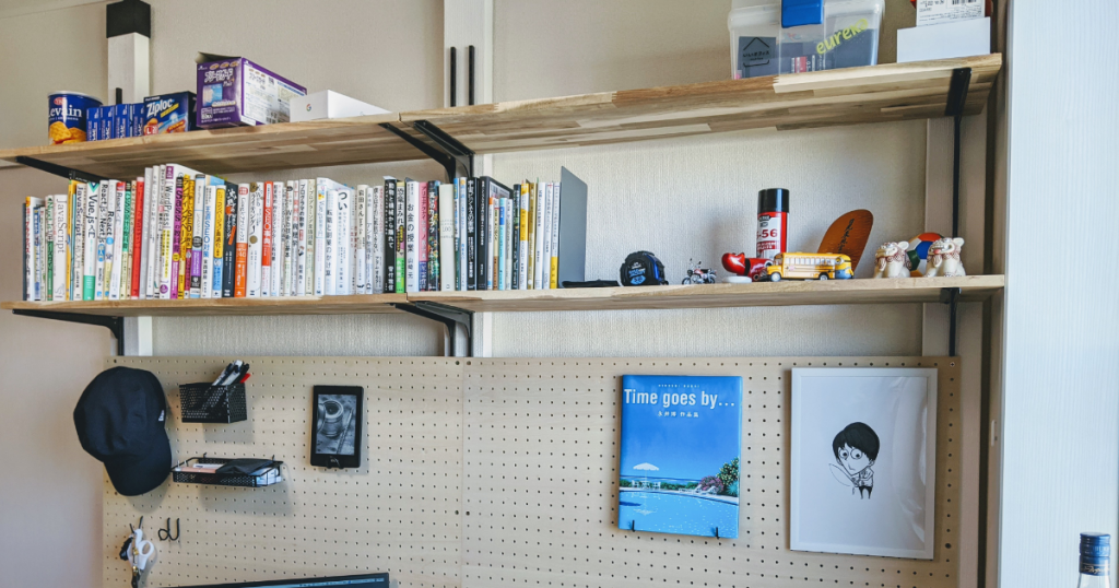 賃貸diy Labricoと2 4材で壁面に本棚を作った Shimotsumagazine